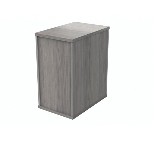 Polaris 3 Drawer Desk High Pedestal 404x600x730mm Alaskan Grey Oak KF77877 VOW