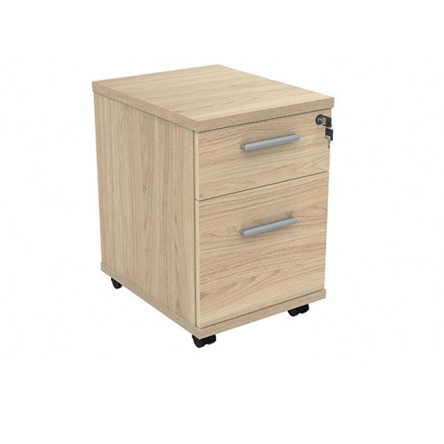 The Polaris 2 Drawer Mobile Under Desk Pedestals optimises space, saves costs and is remote-work friendly. The pedestals have an anti-tilt mechanism and are foolscap size for standard files.