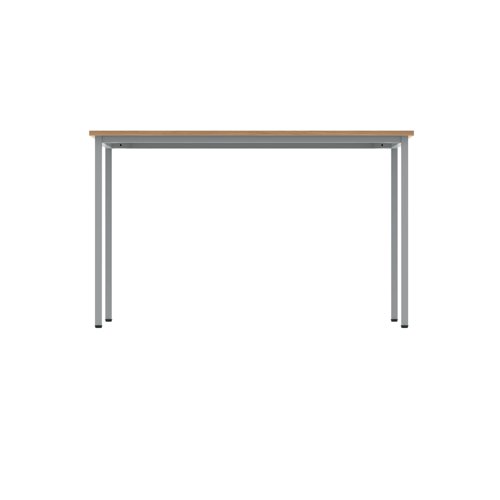 Polaris Rectangular Multipurpose Table 1200x800x730mm Norwegian Beech/Silver KF77892 - KF77892
