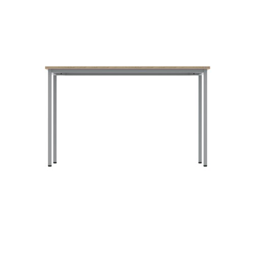KF77896 Polaris Rectangular Multipurpose Table 1200x800x730mm Canadian Oak/Silver KF77896