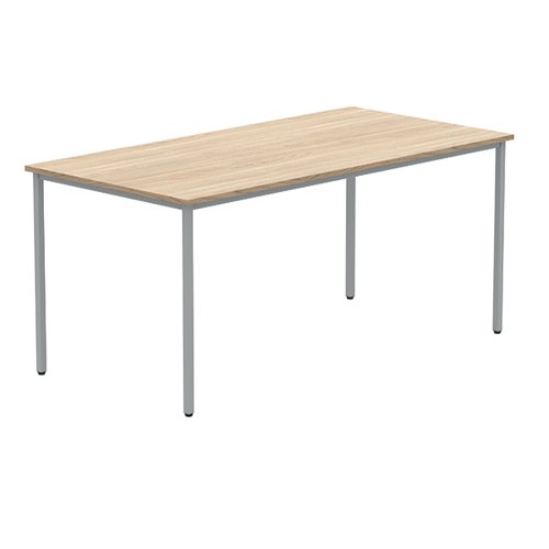 Polaris Rectangular Multipurpose Table 1680x90x880mm Canadian Oak/Silver KF77897