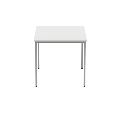 Polaris Rectangular Multipurpose Table 1200x800x730mm Arctic White/Silver KF77900 VOW