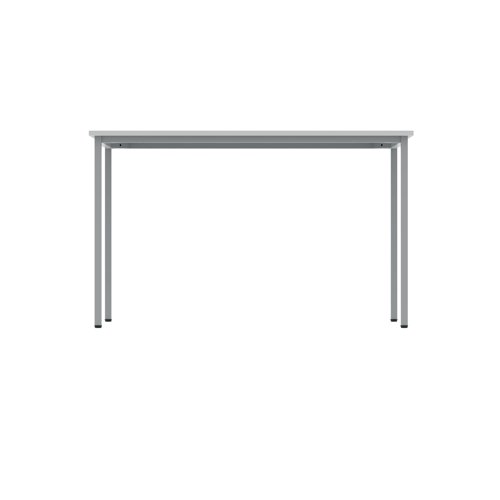 Polaris Rectangular Multipurpose Table 1200x800x730mm Arctic White/Silver KF77900 - KF77900