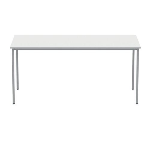 Polaris Rectangular Multipurpose Table 1600x800x730mm Arctic White/Silver KF77901 - KF77901