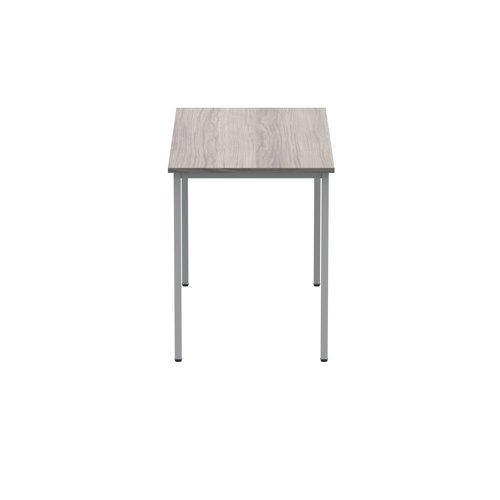 Polaris Rectangular Multipurpose Table 1200x600x730mm Alaskan Grey Oak/Silver KF77902