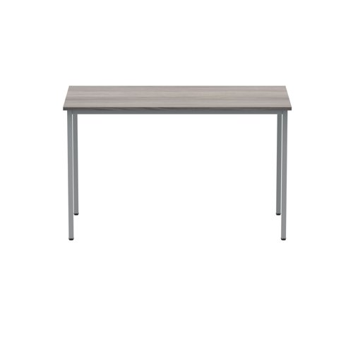 Polaris Rectangular Multipurpose Table 1200x600x730mm Alaskan Grey Oak/Silver KF77902 - VOW - KF77902 - McArdle Computer and Office Supplies