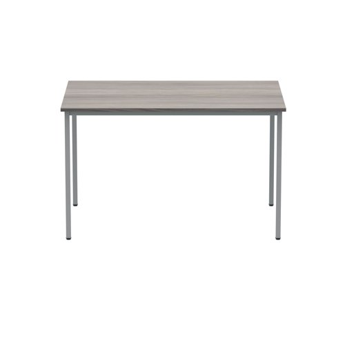 Polaris Rectangular Multipurpose Table 1200x800x730mm Alaskan Grey Oak/Silver KF77904 - KF77904