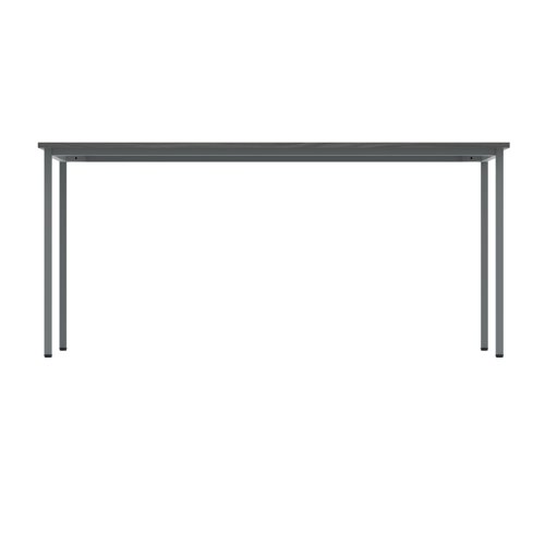 KF77905 Polaris Rectangular Multipurpose Table 1600x800x730mm Alaskan Grey Oak/Silver KF77905
