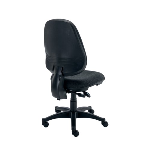 Polaris Nesta Operator Chair 2 Lever Upholstered 590x555x1090mm Charcoal KF77948 Office Chairs KF77948