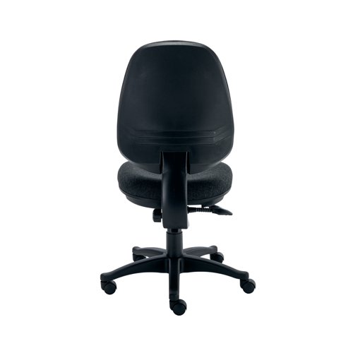 Polaris Nesta Operator Chair 2 Lever Upholstered 590x555x1090mm Charcoal KF77948 Office Chairs KF77948