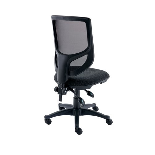 Polaris Nesta Mesh Back Operator Chair 2 Lever 590x900x1050mm Charcoal KF77951 Office Chairs KF77951