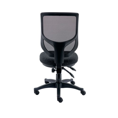 Polaris Nesta Mesh Back Operator Chair 2 Lever 590x900x1050mm Charcoal KF77951 Office Chairs KF77951