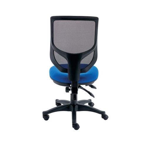 Polaris Nesta Mesh Back Operator Chair 2 Lever 590x900x1050mm Royal Blue KF77952
