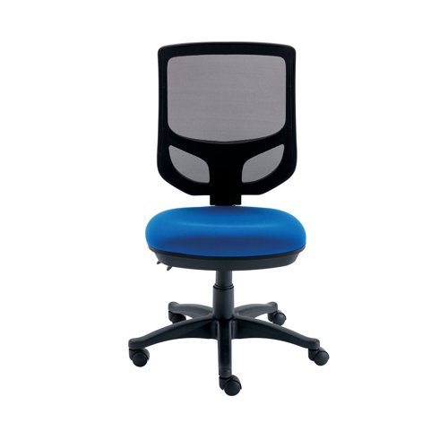 Polaris Nesta Mesh Back Operator Chair 2 Lever 590x900x1050mm Royal Blue KF77952 VOW