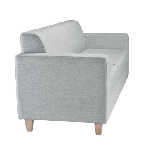 Jemini Iceberg 3 Seater Sofa 1930x750x800mm with Wooden Feet Fabric Band 1 KF78027 - VOW - KF78027 - McArdle Computer and Office Supplies