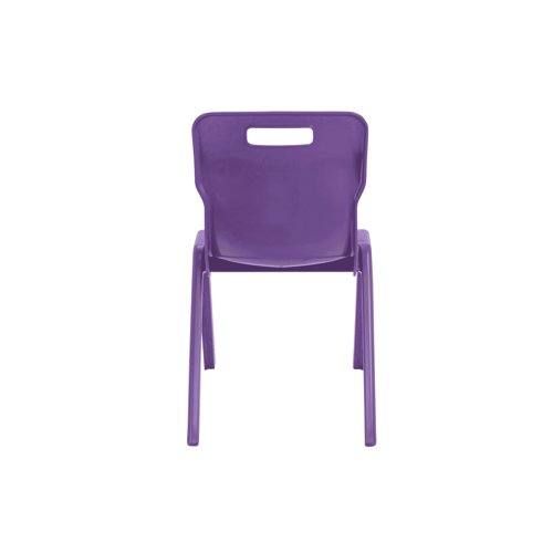 Titan One Piece Classroom Chair 482x510x829mm Purple KF78529 - KF78529