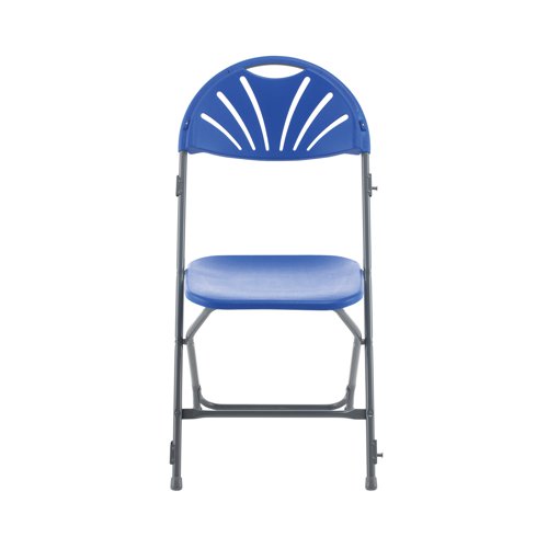 Titan Folding Chair 445x460x870mm Blue KF78658 - KF78658
