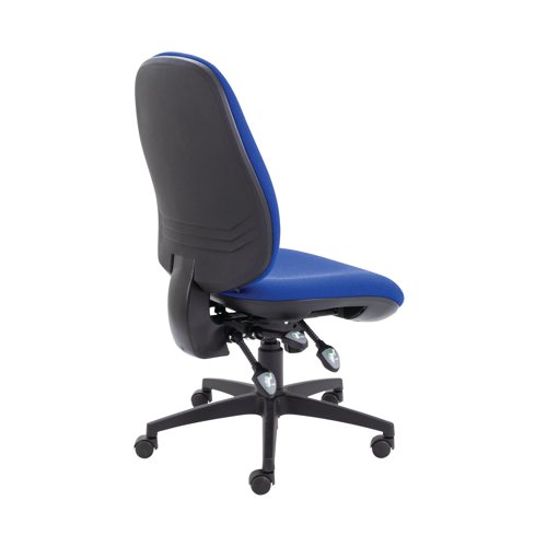Arista High Back Ergonomic Task Chair 700x700x1040-1160mm Blue KF78700 - KF78700