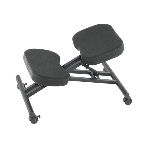 Jemini Kneeling Chair Black 800x200x480mm KF78705 - KF78705
