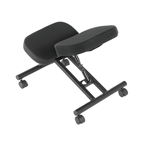 Jemini Kneeling Chair Black 800x200x480mm KF78705 VOW
