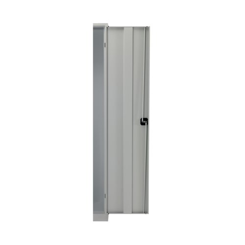 KF78756 Talos Double Door Stationery Cupboard 920x420x1950mm Grey KF78756