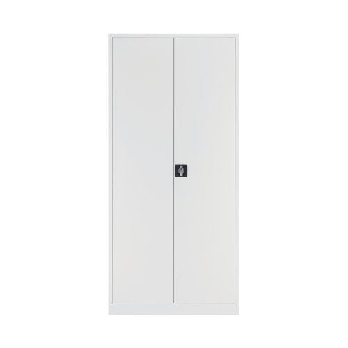 Talos Double Door Stationery Cupboard 920x420x1950mm White KF78757 - TC Group - KF78757 - McArdle Computer and Office Supplies