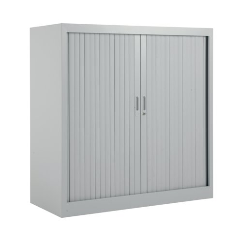 Talos Side Opening Tambour Unit 1000x450x1050mm Grey KF78758 - TC Group - KF78758 - McArdle Computer and Office Supplies
