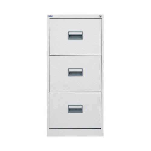 Talos 3 Drawer Filing Cabinet 465x620x1000mm White KF78769