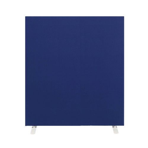 KF78991 | Provide privacy and reduce noise levels between desks with this Jemini Floor Standing Screen. In a simple blue, the screen is upholstered with Elfin flame retardant fabric with a protective uPVA edge trim. This screen measures W1200 x D28 x H1600mm and comes with a pair of standard feet.