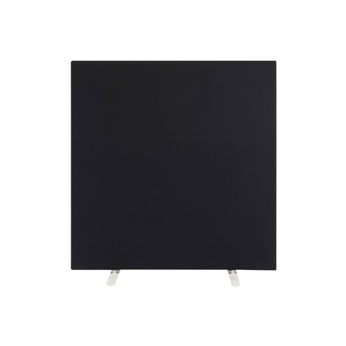 Jemini Floor Standing Screen 1600x25x1200mm Black KF79009 KF79009