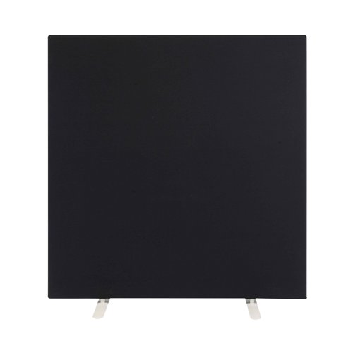 Jemini Floor Standing Screen 1600x25x1800mm Black KF79015