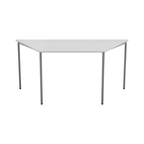 Jemini Trapezoidal Multipurpose Table 1600x800x730mm White KF79036