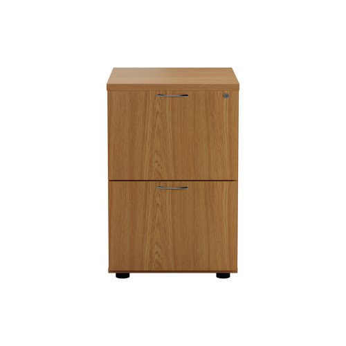 Jemini 2 Drawer Filing Cabinet 464x600x710mm Nova Oak KF79856 - KF79856
