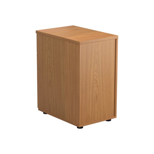 Jemini 3 Drawer Desk High Pedestal 404x800x730mm Nova Oak KF79859 VOW