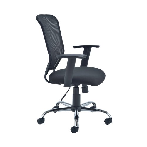Jemini Low Back Operator Mesh Back Chair 600x600x940-1030mm Black KF79885