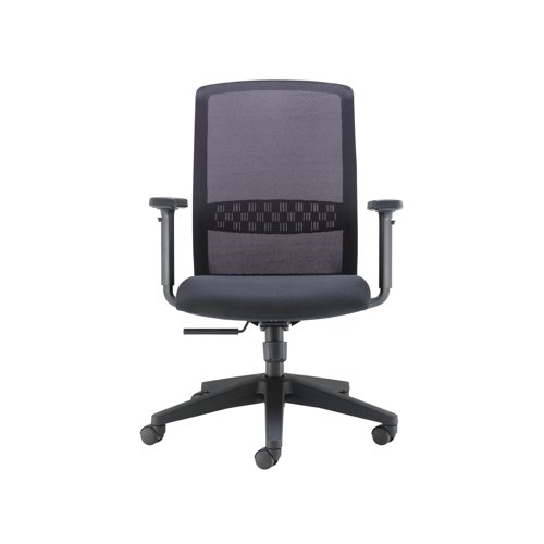 Arista Tekna High Back Executive Chair 670x630x945-1065mm Mesh Back Black KF79886 Office Chairs KF79886
