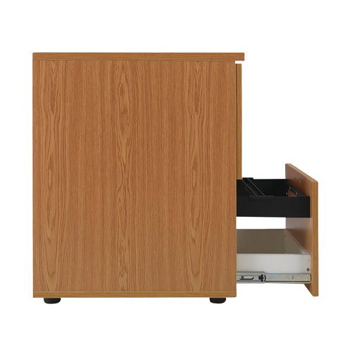KF79916 First 2 Drawer Filing Cabinet 465x600x730mm Nova Oak KF79916
