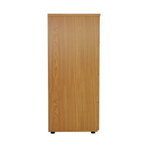 First 4 Drawer Filing Cabinet 464x600x1365mm Nova Oak KF79918