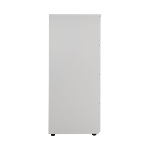 First 4 Drawer Filing Cabinet 464x600x1365mm White KF79920 VOW
