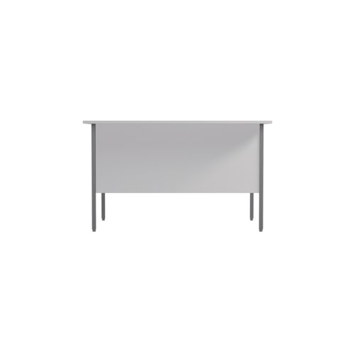 Serrion Rectangular 2 Drawer Pedestal 4 Leg Desk 1200x750x730mm White KF800037