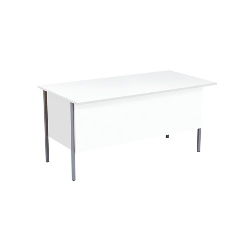 KF800071 Serrion Rectangular 3 Drawer Pedestal 4 Leg Desk 1500x750x730mm White KF800071