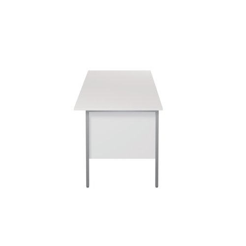 KF800108 Serrion Rectangular Double Pedestal 4 Leg Desk 1800x750x730mm White KF800108
