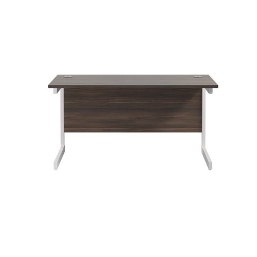 Suitable for use in a variety of office environments. This Jemini Rectangular Cantilever Desk features a strong cantilever frame for support and stability. The desk features a Top Thickness: 25mm with dual 62mm cable management ports to keep workspaces tidy and free from wires. The desk includes a modesty panel as standard and is suitable for use with Jemini Under Desk Pedestals.