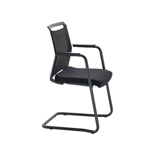 Jemini Stealth Visitor Chair Black KF80306 | KF80306 | VOW