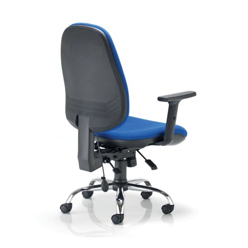 This classic-style ergonomic office chair has a lumbar pump, seat slide and fully adjustable mechanism. It is ideal for both home offices and traditional office environments.