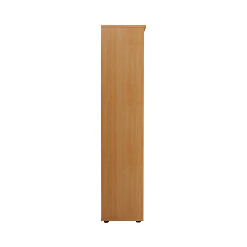 First 4 Shelf Wooden Bookcase 800x450x2000mm Beech KF803744