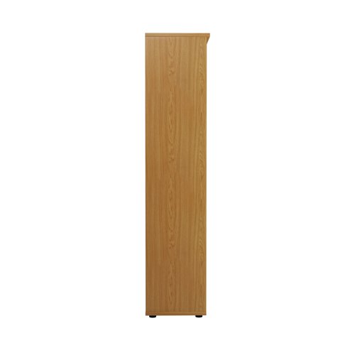 First 4 Shelf Wooden Bookcase 800x450x2000mm Nova Oak KF803751 - VOW - KF803751 - McArdle Computer and Office Supplies