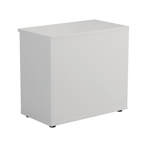 First 1 Shelf Wooden Bookcase 800x450x700mm White KF803799 - KF803799