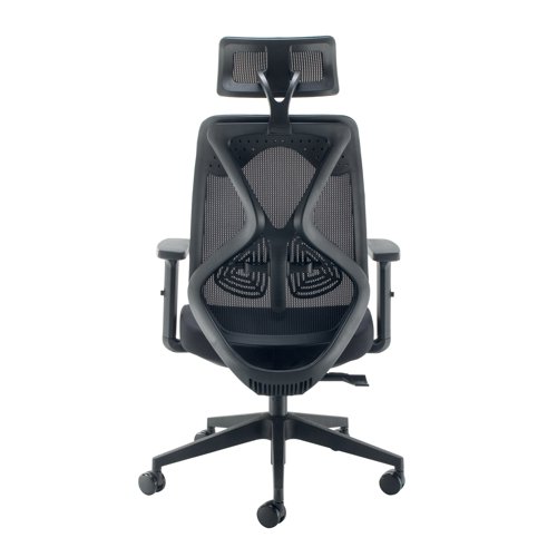 Jemini Stealth Operator Chair with Height Adjustable Arms Black KF80386
