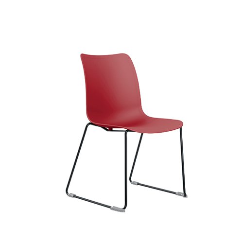 KF80398 Jemini Flexi Skid Chair Red KF80398
